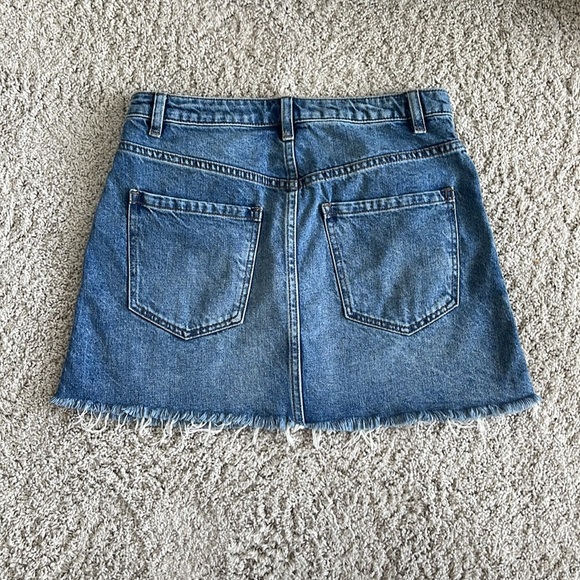 FREE PEOPLE ‘Zip It Up’ Denim Mini Skirt - Picture 7 of 12